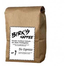 No. 7 - Barista Bio-Espresso , Indien - Bohnen + gemahlen